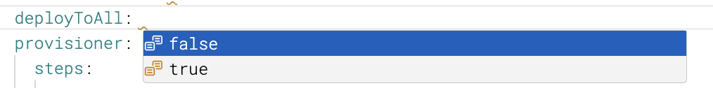 Autocomplete value suggestions